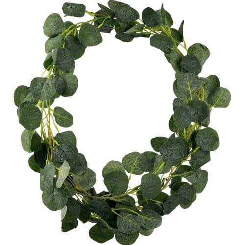 One-Piece Hanging Frost Green Simulation Eucalyptus Eucalyptus Round Leaf Flower