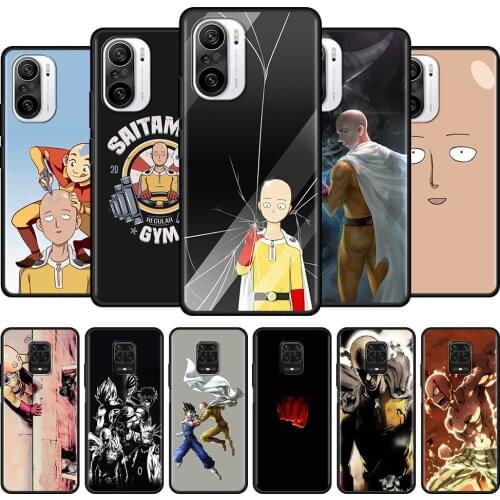 Bleach One Punch Man TPU Cover For Xiaomi Redmi Note 9s 7 8t 9 8 10 K40 Pro 9a 9c 9t Black Shell Coque Soft Bumper
