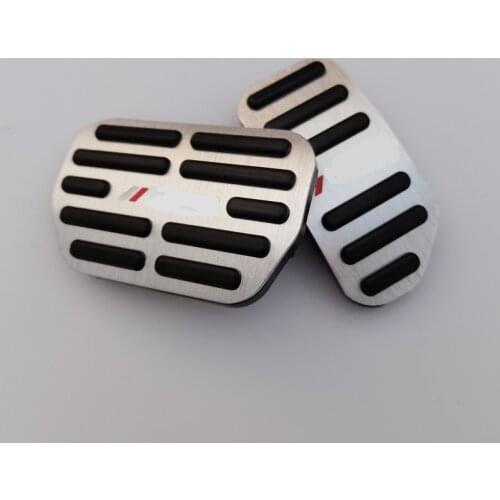 For Toyota Harrier XU60 2014 2015 2016 AT Aluminum Gas Accelerator Footrest Modified Pedal Non-Slip Mat Car Internal Accessory