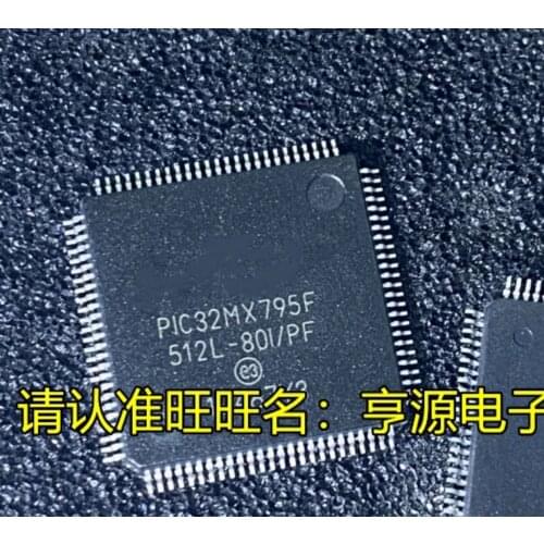 5PCS/ PIC32MX795F512L-80I/PF PIC32MX795F512L PIC32MX795F IC MCU 32BIT 512KB FLASH 100 TQFP