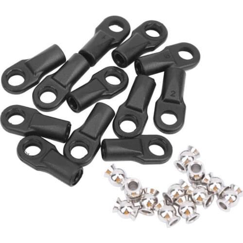 12PCS 5347 Pull Right Hand Ball Joint Metric Threaded Rod End Kit Compact RC Parts Accessory for Remote Control Crawler Car