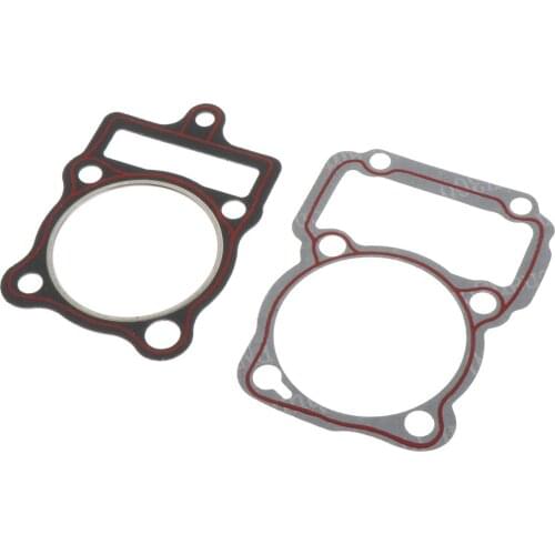 Cylinder Head Gasket Set 65mm Black Gasket + 69.5mm Silver Gasket Motorcycle Engine Supply for 200c Engine Scooter Parts