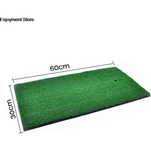 Golf Mat Backyard Golf Mat Residential Training Hitting Pad Practice Rubber Tee Holder 60x30cmx1.5cm