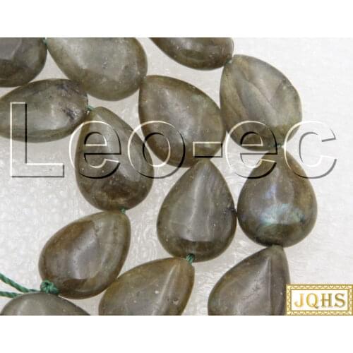 Natural 10X13mm drip labradorite Quartz Stone Loose Beads for Jewelry Making Strand 15" DIY v1665