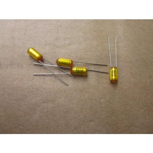 Original new 100% gold robe glass silver film capacitor 560pf100v 0.00056uf100v 561/100v (Inductor)