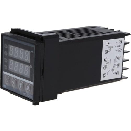 REX-C100FK02-M*AN DA Digital PID Temperature Control Controller Thermostat Relay Output K Type Input AC110V-240V 50HZ REX-C100