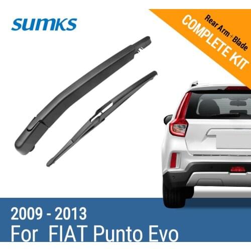 SUMKS Rear Wiper & Arm for Fiat Punto Evo 2009 2010 2011 2012 2013