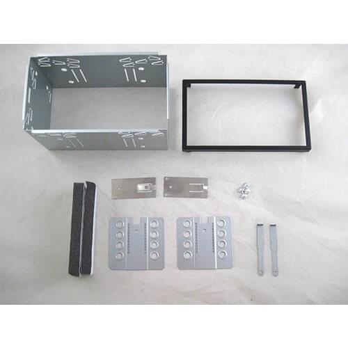 100mm Double Din 2 Din Universal Mounting Fascias Cage for VW Series Jetta Chico Golf Bora Polo MK3 MK4 DVD Fitting Frame Kits