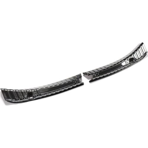 X7AE Stainless Steel Inner Guard for Tesla Model 3 2017-2020 Car Inner Rear Bumper Guard Plate Cover Trim