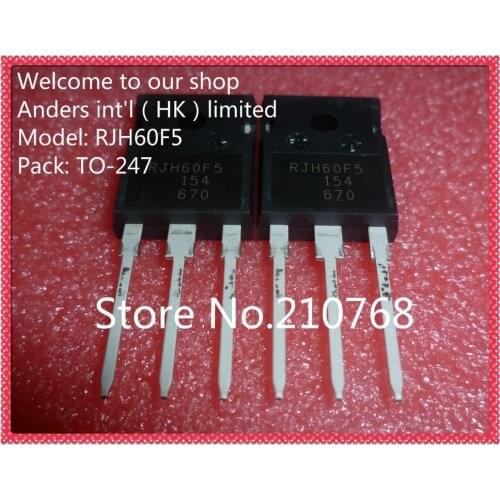 10pcs/lot RJH60F5DPQ RJH60F5 IGBT 600V 80A 260.4W TO247A