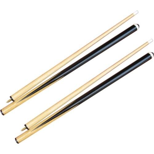 2 Pcs 145cm/57inch American Snooker Wood Pool Cue Assemble Children Adult Home Billiards Exercising Entertaining Tools Supply