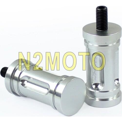 2 pcs Motorcycle Shifter Peg Footpeg Edge Cut Aluminum Sliver Shift Peg for Harley Sportster Softail Road King