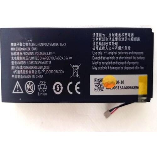 3.8V 6300mAh Li3863T43P6hA03715 cell phone battery For ZTE SPro 2 / ZTE SPro II Battery with Repair Tools