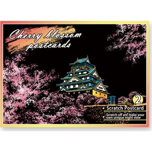 4Pcs/set handwork Colorful A5 Drawing Board Paper Painting Scraping Children Learning Education Toys Painting Doodle Scratch Toy