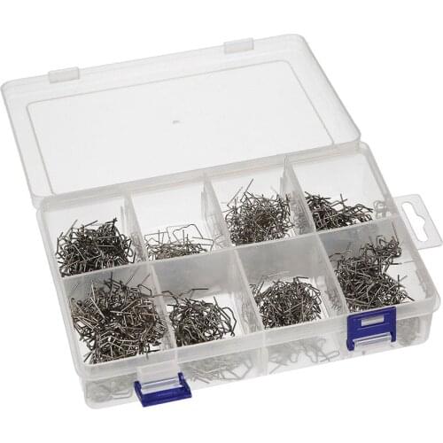 800Pcs/Set Automotive Plastic Repair Standard Pre Cut Wave Staples Bumper Bodywork Repairs Machine Welding Hot Stapler All Cars