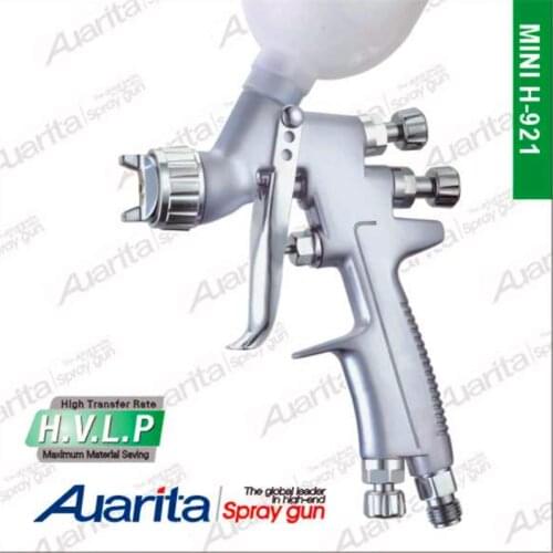 Auarita 1.0 1.2 mm Nozzle Professional HVLP Spray Gun Mini Air Paint Spray Guns Airbrush For Painting Car Aerograph