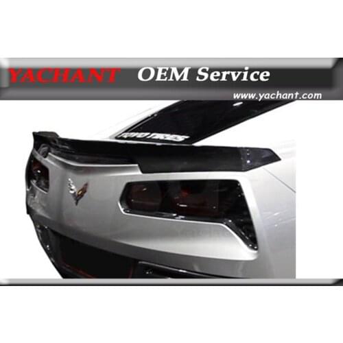 Car-Styling Carbon Fiber Rear Spoiler Fit For 2014-2015 Corvette C7 RK-Sports Style Rear Trunk Spoiler Wing