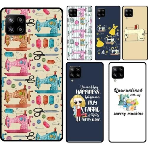 Sewing Machine Pattern Case For Samsung A71 A51 A21S A20e A70 A50 A40 A30 A20 A10 A12 A32 A42 A52 A72 A11 A31 A41