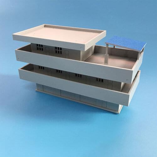 DIY 1/150 N Scale Villa Building Modern Sand Table Model Plastic Assembly Architecture Kits