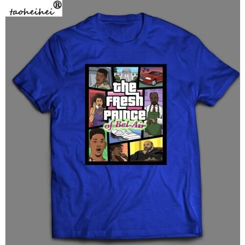 FRESH PRINCE BELAIR GTA STYLE CHARACTERS CUSTOM ART T-SHIRT MANY COLORS