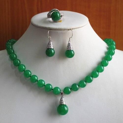 Hot sell ~~ best gift fashion jewelry set!Wholesale factory price Womens semi-precious stone Necklace earrin