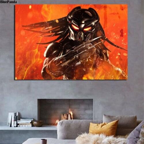 Predator Movie Artwork Canvas Prints Picture Modular Paintings For Living Room Poster On The Wall Home Decor