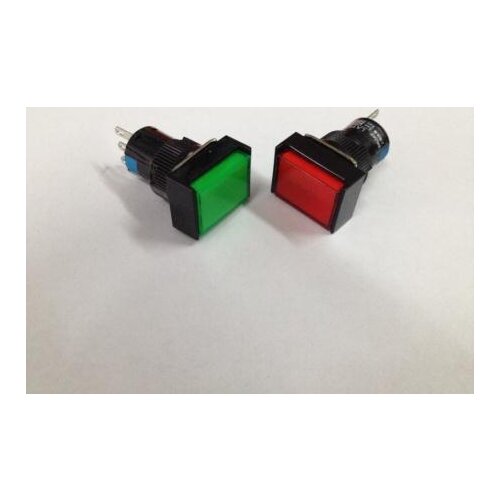 Red diamond quality LA16J-11 from the complex button switch 3 feet (AB6J-M) rectangle