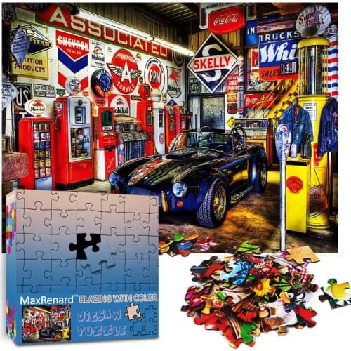 MaxRenard 61 X 46cm 550 Pieces Puzzle Game Paper Quality Assembling Puzzles for Adults Kids DIY Interactive Games Toys Gifts