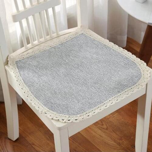 Fashion Lace Seat Pad Chair Cushion Non-slip Sofa Decorative Seat Cushion Soft Pillow For Padchair Chair Pad