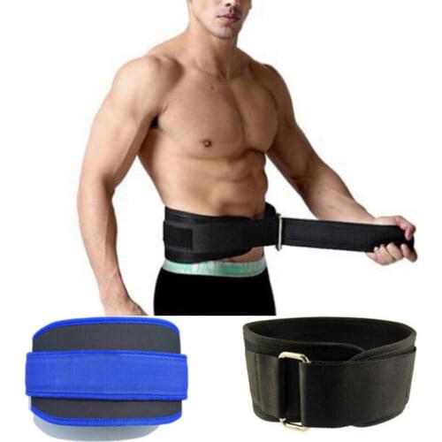 Men Waist Support Unisex Weight Lifting Belt Wide Gym Lumber Back Support Belts Workout Men Women Adjust Patchwork Sports 2019