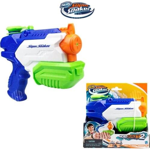 Nerf Super Soaker Microburst 2 Blaster Water Guns Soakage Game Teens For Adults Summer Beach Toys Water Guns For Children Gifts