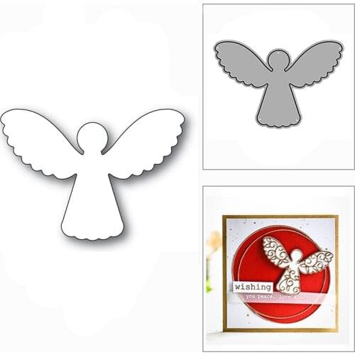 New Christmas Angel Pattern 2020 Metal Cutting Dies for DIY Scrapbooking and Card Making Decorative Embossing Craft No Stamps