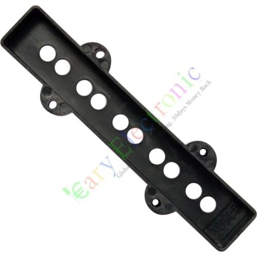 Wholesale and retail 50pc 100mm 5 String Electric Bass JAZZ Pickup Cover Open For Guitar Bridge Parts free shipping