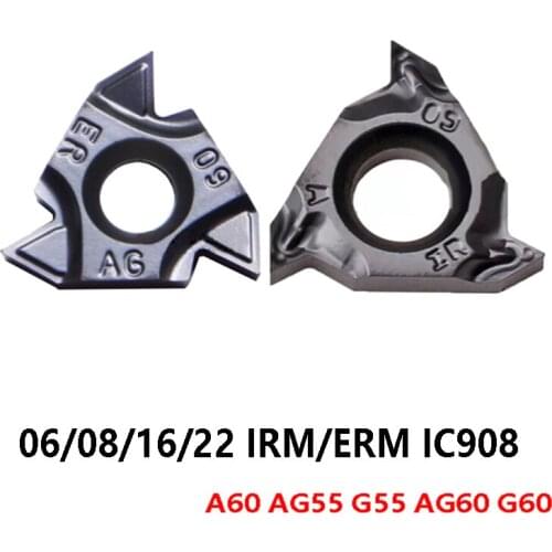 Original 06IRM 08IRM 16ERM 16IRM 22ERM A60 AG55 AG60 G55 G60 N60 Threading Carbide Inserts universal Lathe Cutter for P M K