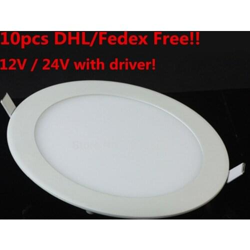 LED panel lights 12V/24V 4W 6W 9W 12W 15W 25W led ceiling light SMD2835 Warm /white Suitable for the ship yacht indoor lighting