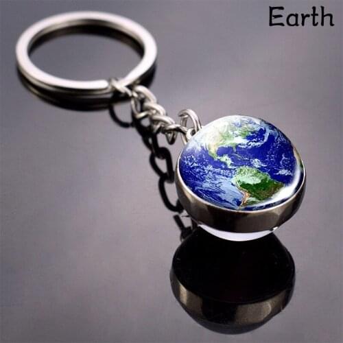 Luminous Moon Key Ring Solar System Planet Pendant Gift For Planet Lovers NYZ Shop