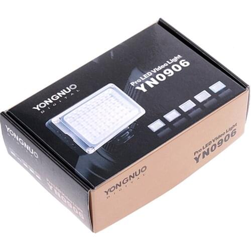 YONGNUO YN-0906 YN0906 54 LED 5500K/3200K LED Video Light Lamp Photography Lighting for Canon Nikon DSLR Camera Camcorde