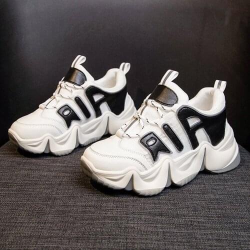 Womens Shoes Street Shooting Chic Spring and Summer New Breathable Mesh Platform Reflective Shoes Fashion