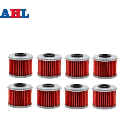 8Pcs Motorcycle Engine Parts Oil Grid Filters For HONDA CRF150R CRF 150R CRF150 R CRF 150 R 2007-2014 2016 Motorbike Filter