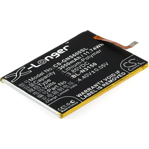 CS 3050mAh / 11.74Wh battery for BLU V0050UU, Vivo 5