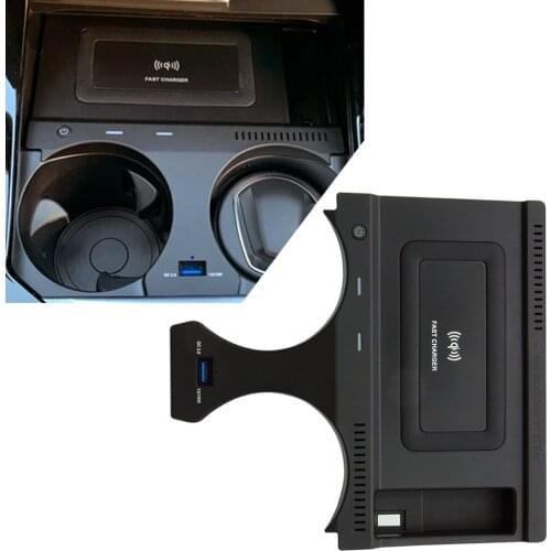 Car Charger Console Storage Box Wireless Charging Pad For BMW X3 X4 G01 G02 2018 2019 2020 2021 LHD Only