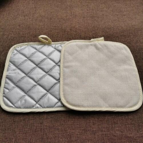 Free Shipping 10pcs/lot New style Sublimation Blank Heat insulation eat mat For Sublimation INK Print DIY Gifts 20x20cm