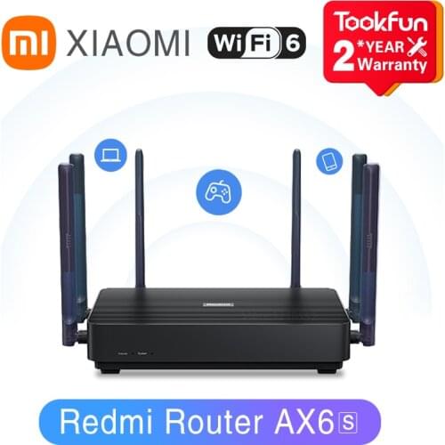 Xiaomi Mi Redmi AX6 Wireless Router WiFi 6 Mesh Network VPN 512MB Full Gigabit 2976 Mbps Repeater Signal Amplifier PPPOE Mi WiFi