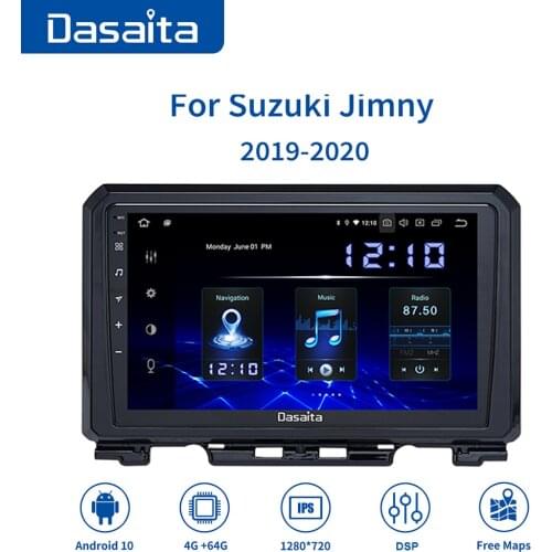 Dasaita DSP 9" IPS Touch Screen BT5.0 Android 10.0 Car Radio for Suzuki Jimny 2019 GPS Navigator Car Stereo Multimedia