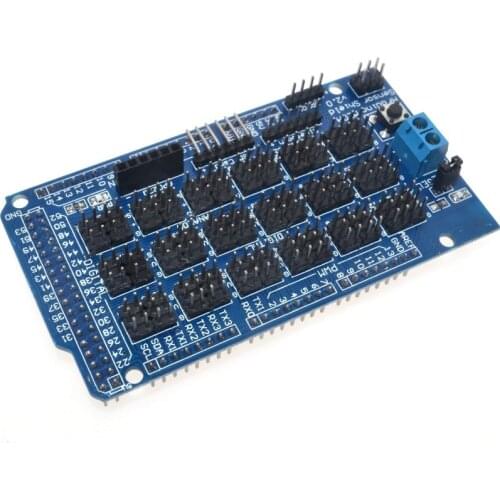For Arduino MEGA Sensor Shield V1.0 V2.0 Dedicated Expansion Development Board MEGA 2560 Sup IIC Bluetooth SD Robot Parts DIY