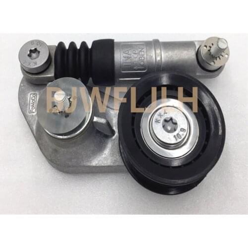 Aux Belt Tensioner For Land Rover Freelander LR2 Range Rover Evoque V-Ribbed Drive Belt Tensioner With Roller LR034128