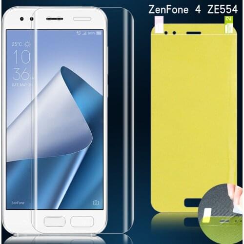 Hydrogel Film For Asus Zenfone 4 ZE554KL Screen Protector Nano Film 3D Soft TPU Explosion-proof Full Coverage (Not Glass)
