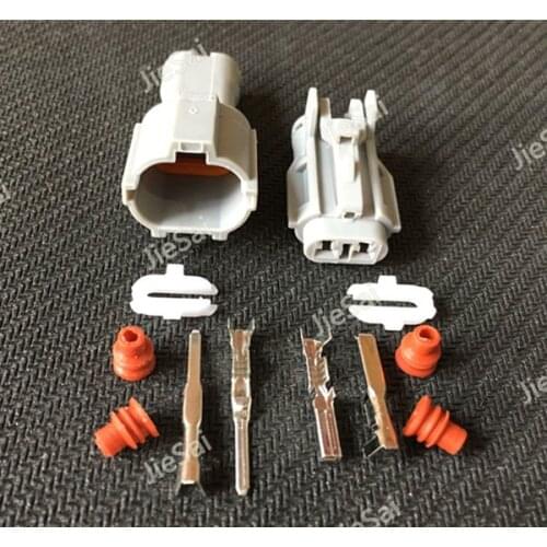 Female Male 7123-1424-40 KET 2 Pin Automotive Daytime Running Lamp Connector Auto Plug