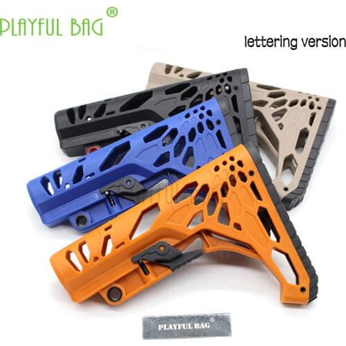 Playful bag Python pattern brace Hollow Nylon CS gel ball blaster rear support Decorative CS sport equipment DIY toys part AKA05
