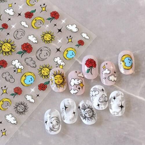 Cartoon Nail Sticker Manicure Accessories Nail Art Decorations DIY Nail Decals